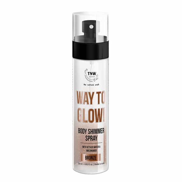 Tnw The Natural Wash Way To Glow Body Shimmer Spray | Radiance & Skin Nourishment 120Ml