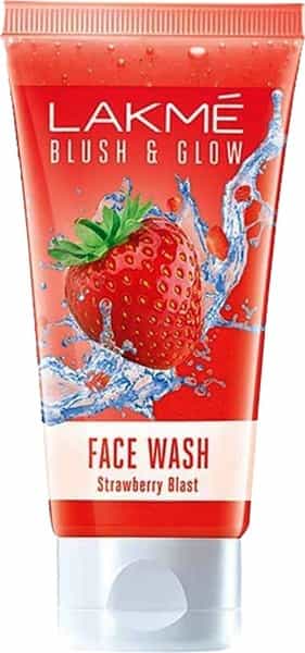 Lakme Blush & Glow Strawberry Freshness Gel Face Wash With Strawberry Extracts-50 G