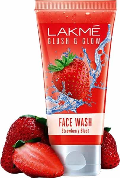 Lakme Blush & Glow Strawberry Freshness Gel Face Wash With Strawberry Extracts-50 G