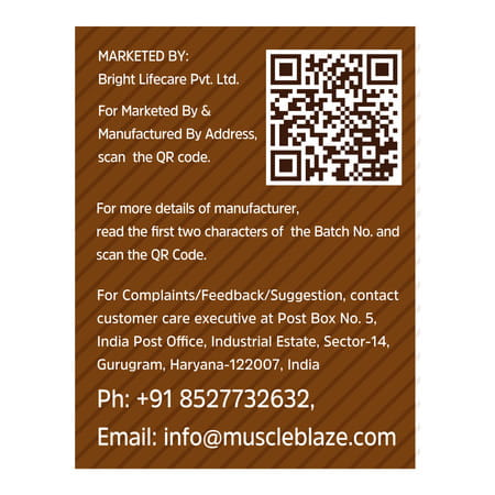 Muscleblaze Fit High Protein Oats (Dark Chocolate | 400g) | 22g Protein