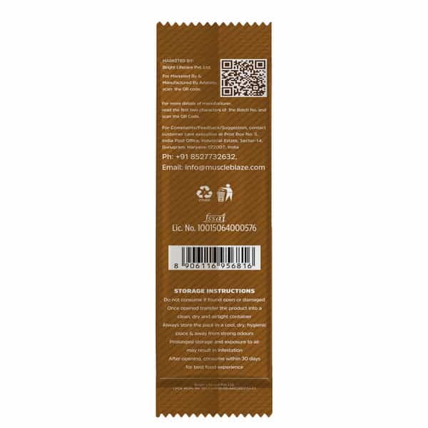 Muscleblaze Fit High Protein Oats (Dark Chocolate | 400G) | 22G Protein