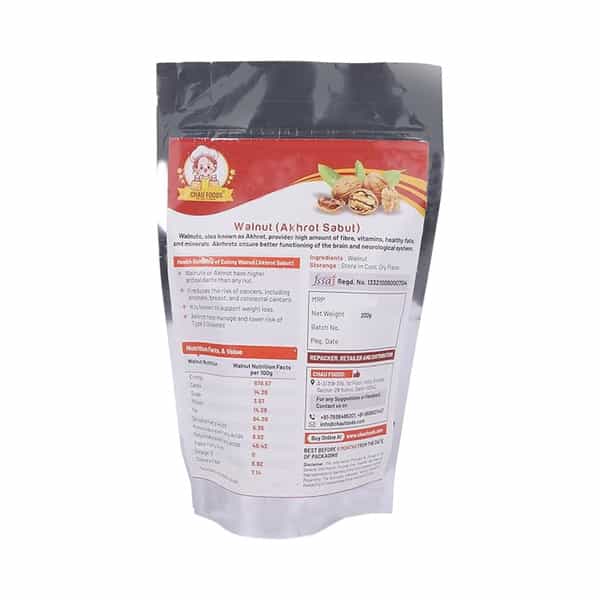 Chau Foods Walnut (Akhrot Sabut) (200Gm)