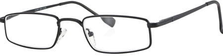 Klar Eye Full Rim Rectangle Reading Glasses Men And Women +0.75 To +3.50+2.75 Power Shiny Black