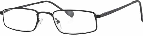 Klar Eye Full Rim Rectangle Reading Glasses Men And Women +0.75 To +3.50+2.75 Power Shiny Black