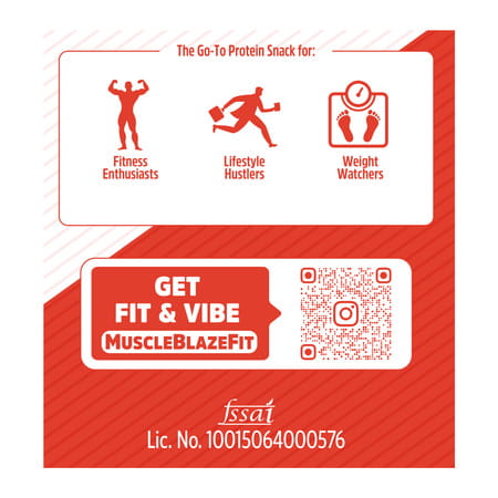 Muscleblaze High Protein Natural Peanut Butter | Crunchy | 37 G Protein | Unsweetened | 750 G