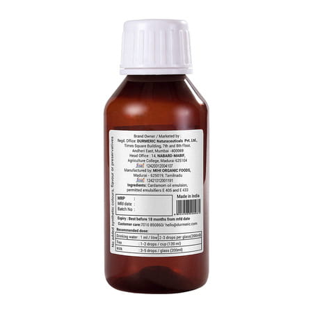 Durmeric Onedrop Intensive Cardamom Herbal Drops - 60 Ml