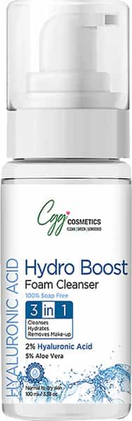 Cgg Cosmetics Hydro Boost Foam Cleanser- 3X Hydration - 100Ml