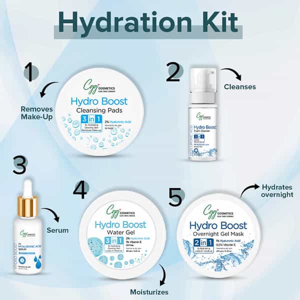 Cgg Cosmetics Hydro Boost Foam Cleanser- 3X Hydration - 100Ml
