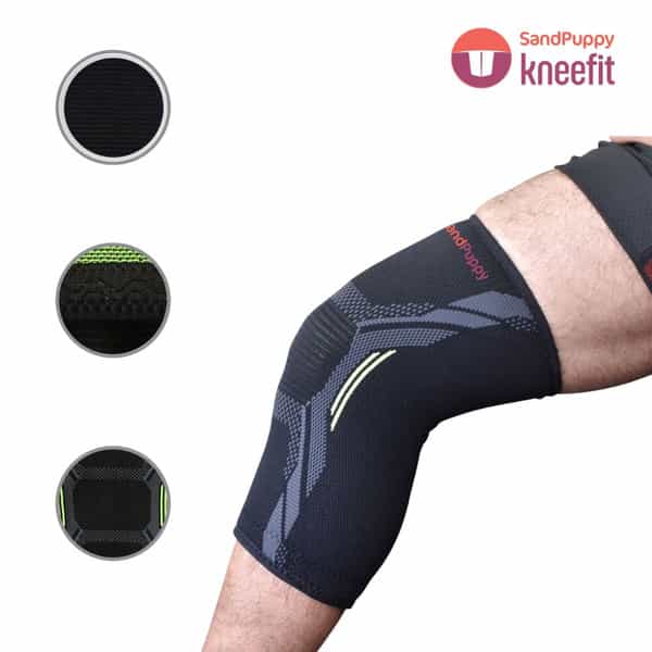 Sandpuppy Super Saver Pack: Kneefit + Coldstrap Combo- Knee Compression Sleeve And Cooling Gel Pack