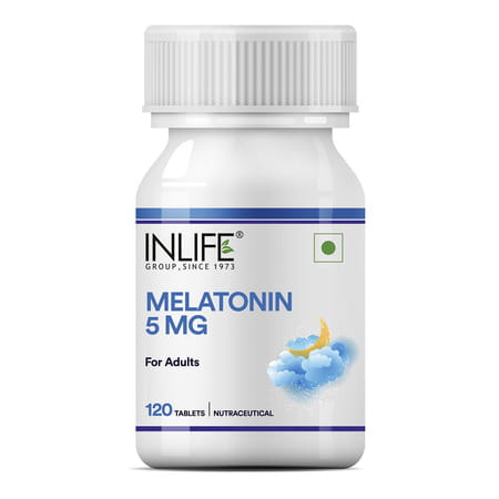 Inlife Melatonin 5mg Tablets | Promotes Sleep And Relaxation |For Men And Women - 120 Tablets