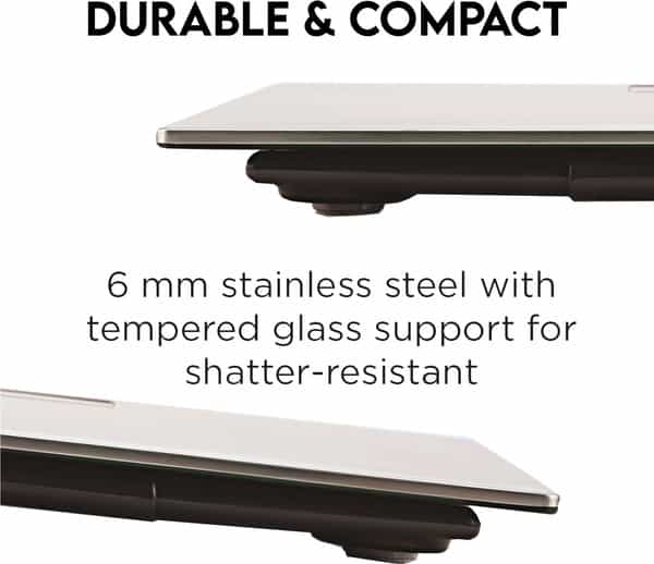 Easycare Capacity 180Kgs Stainless Steel Electronic Weighing Scale With High Precision Induction