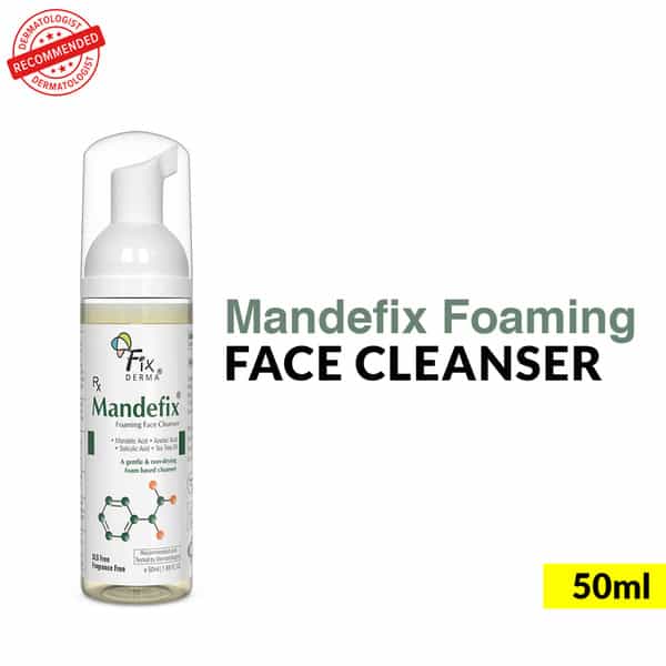 Fixderma Mandefix Foaming Cleanser With 2% Salicylic Acid - 50Ml