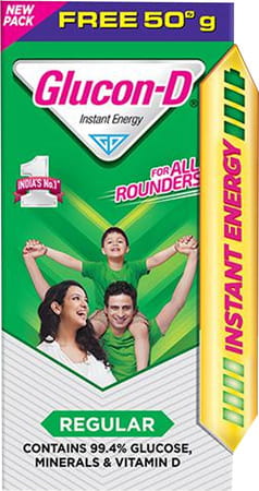 Glucon-D Regular Powder 75 Gm