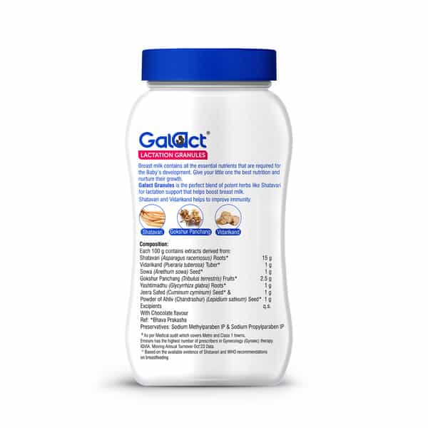 Galact Chocolate Flavour Bottle Of 200Gm Granules