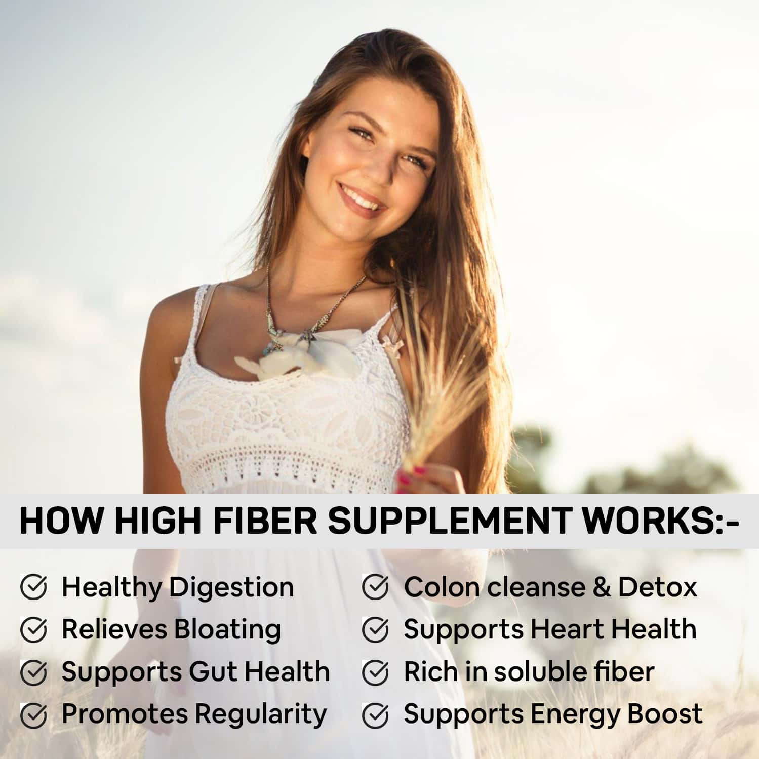 Buy HIGH FIBER SUPPLEMENT - SUPPORTS NORMAL DETOXIFICATION & BETTER