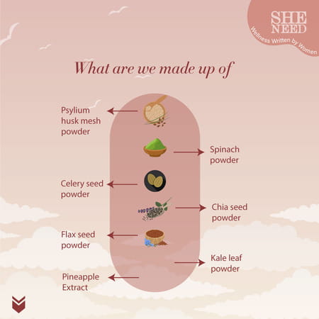 High Fiber Supplement - Supports Normal Detoxification & Better Digestive Health - 60 Capsules