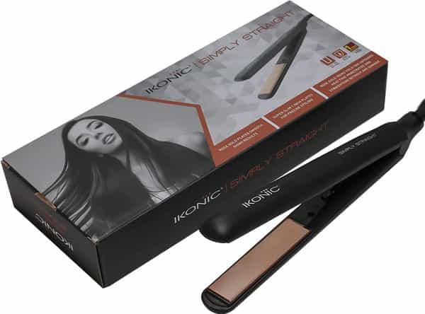 Ikonic Simply Straight Hair Straightener (Black)