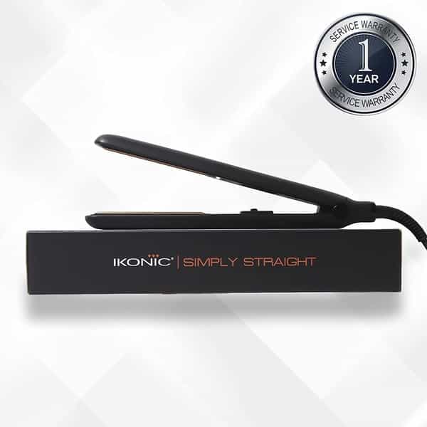 Ikonic Simply Straight Hair Straightener (Black)