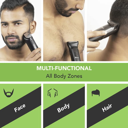 Syska Ht4000k Runtime: 60 Min Grooming Kit For Men (Black)