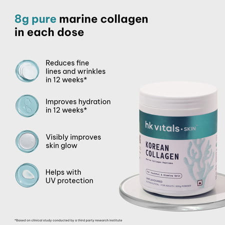 Hk Vitals Korean Marine Collagen (200g) | Unflavoured | Skin | Hair & Nail Support