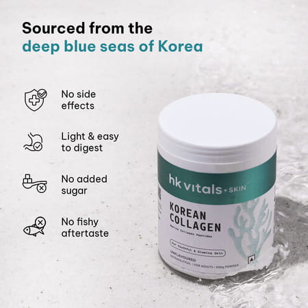 Hk Vitals Korean Marine Collagen (200g) | Unflavoured | Skin | Hair & Nail Support