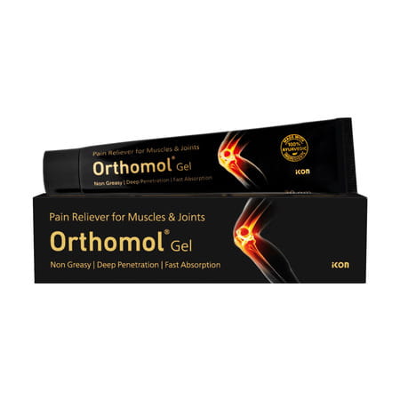 Orthomol Ayurvedic Pain Relief Gel 30 Gm | For Joint| Knee| Back Pain & Muscular Pain (Pack Of 1)