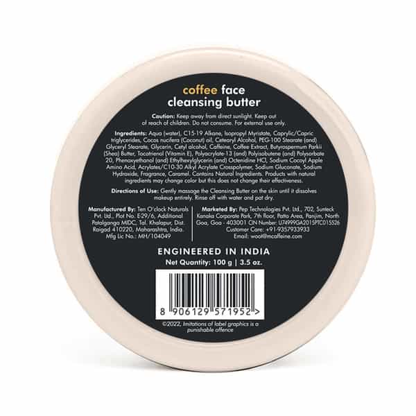 Mcaffeine Coffee Face Cleansing Butter