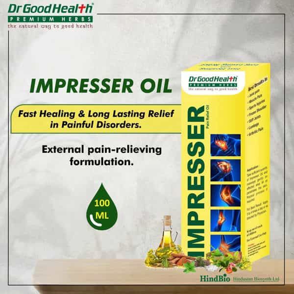 Dr. Goodhealth Pain Relief Impressor Oil Ayurvedic Long Lasting Pain Reducing Oil Pack Of 2 200 Ml