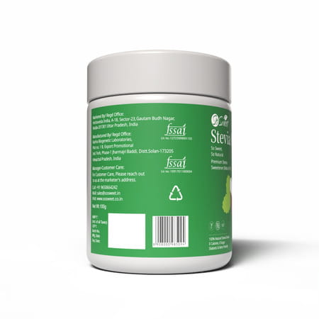 So Sweet Stevia Powder Sugar Free Zero Calorie Sweetener (100G)