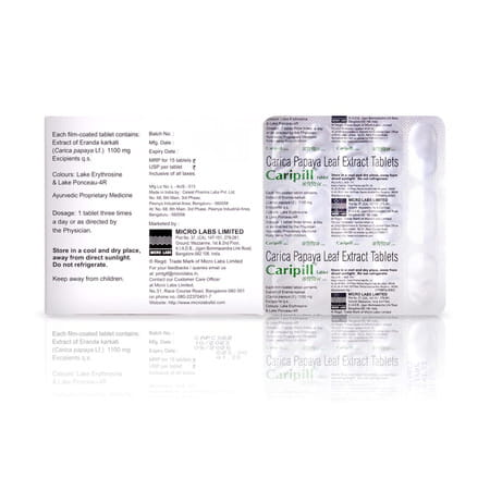 Caripill Strip Of 15 Tablets (Pack Of 2)
