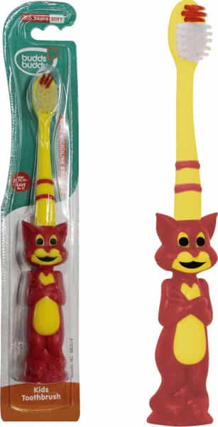 Buddsbuddy Kids Toothbrush Soft Microline Bristles For 3-5 Years 1N