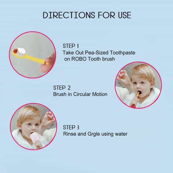 Buddsbuddy Kids Toothbrush Soft Microline Bristles For 3-5 Years 1N