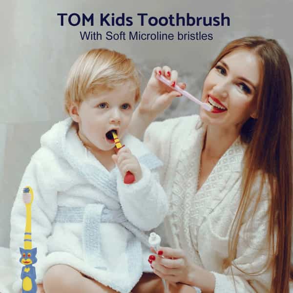 Buddsbuddy Kids Toothbrush Soft Microline Bristles For 3-5 Years 1N