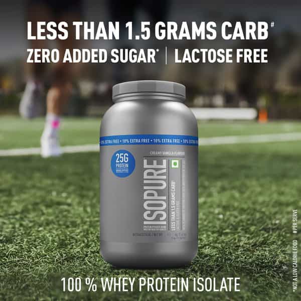 Isopure - Creamy Vanilla- 1Kg (Immune Support | Biotine) + 10% Extra Free