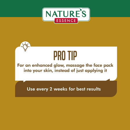 Nature'S Essence Glowing Gold++ Facial Kit | Bright Glowing Skin | 24k Gold & Saffron Infused | 75g