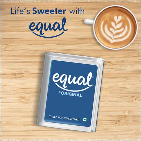 Equal Original Low Calorie Sweetener Sugar Free Low Calories Sugar Control 110 Tablets Pack Of 5