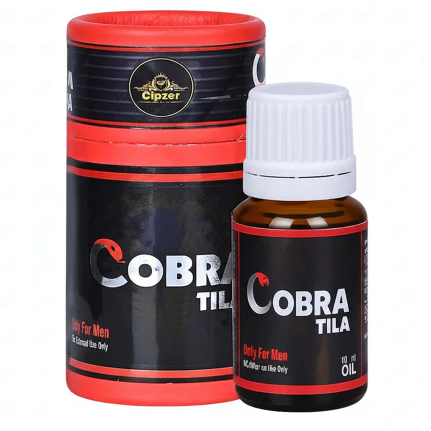 Cipzer Cobra Tila 10ml | Supports Mens Vitality| Circulation & Overall Wellness