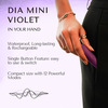 Libertee Dia Mini Bullet Massager For Women Rechargeable Violet