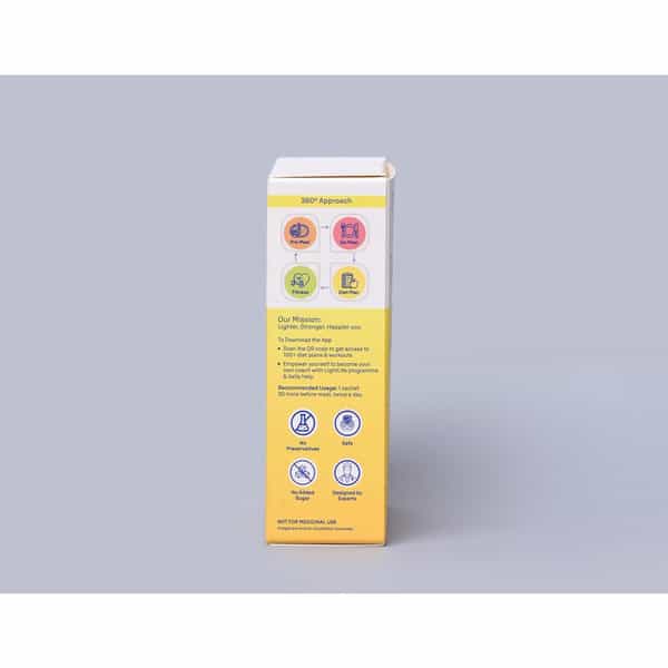 Dr. Morepen Lightlife Pre Meal Nutrition | Weight Management | Lemon | Sachet | 30 No's
