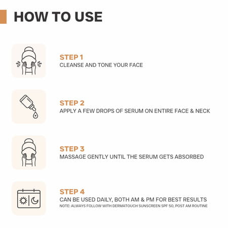 Dermatouch Kojic Acid 2% Face Serum | Dry To Oily & Pigmentation-Prone Skin- 10ml