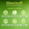 Maxisoft Herbal Anti-Dandruff Shampoo | For All Skin Types | Tube | 100 Ml | Pack Of 3
