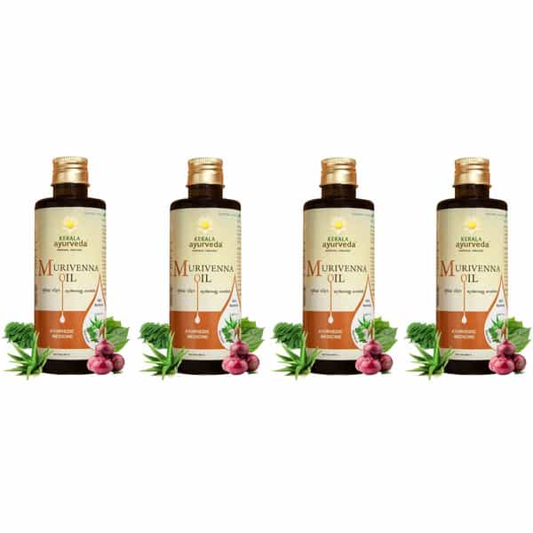 Kerala Ayurveda Neelibringadi Oil X Pack Of 4 Liquid (4 X 200 Ml)