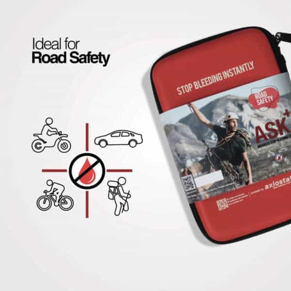 Ask+ Advanced Stop Bleeding Road Safety Kit
