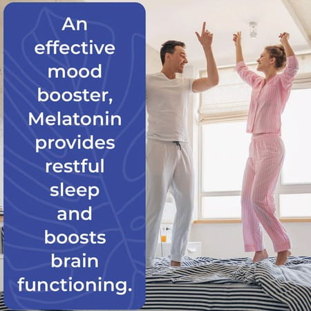 Boldfit Melatonin 10mg For Men & Women - 60 Veg Tablets