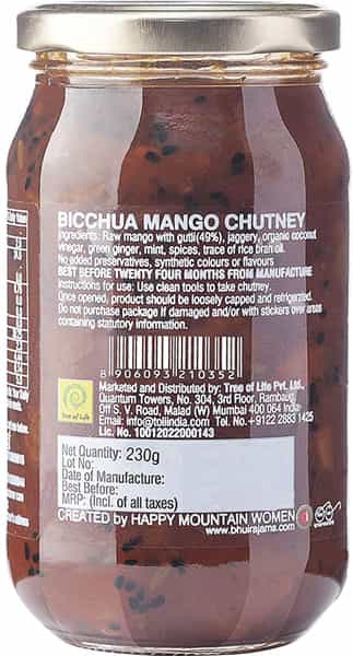 Bhuira All Natural Bitter Orange Marmalade - 240 Gm & Kashmiri Mango Bichhua Chutney|230G|Pack Of 2