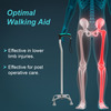 Tynor Walking Stick Quadripod Silver Universal Size 1 Unit