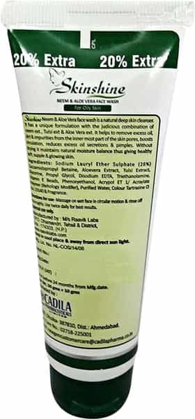 Skinshine Neem And Aloevera Facewash 60 Gm