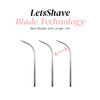 Letsshave Evior 3 Sensitive Shaving Razor For Women| Dual Lubrication Strip | 1 Handle + 2 Blades