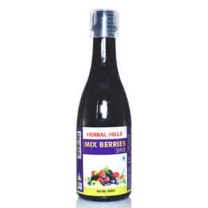 Herbal Hills Mix Berry Juice For Immunity | Digestion & Skin Health - 500 Ml
