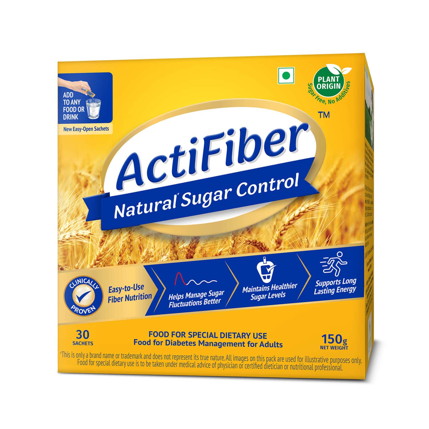 Actifiber Natural Sugar Control Box Of 150 G